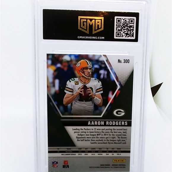 2020 Mosaic Aaron Rodgers MVPs #300 GMA 10 - Picture 2 of 2